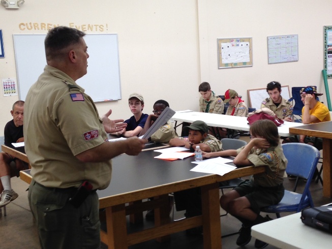 Eggleston hosts Boy Scout training