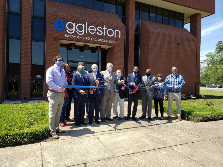 Ribbon cutting and open house Eggleston Services VA