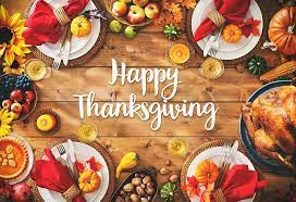 Thanksgiving Holiday Closures