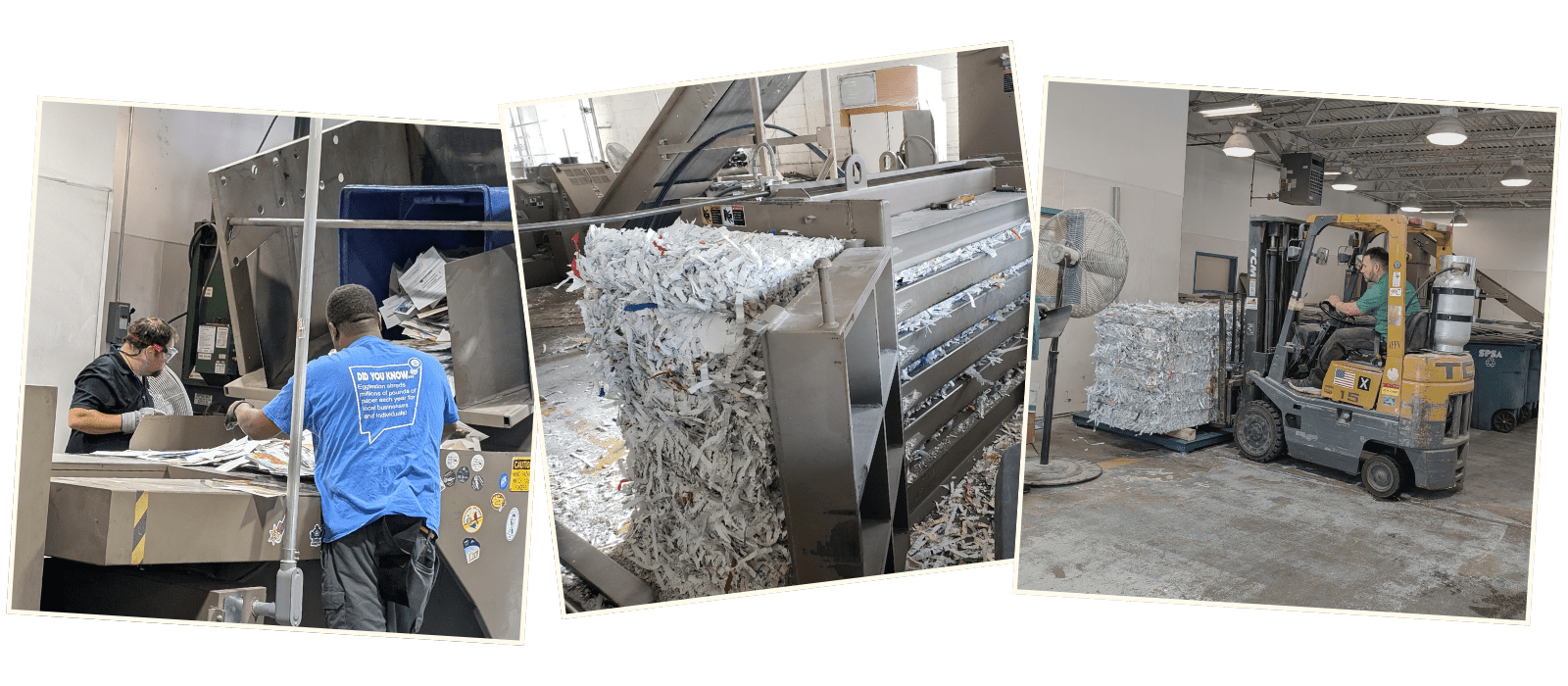 photos of shredding services